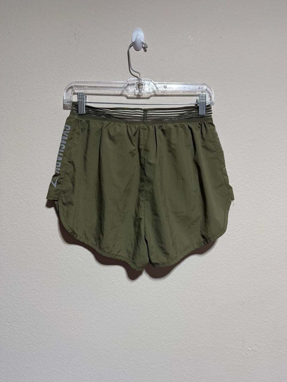 Gymshark Women's Olive Green Running Shorts Size S - Picture 4 of 4